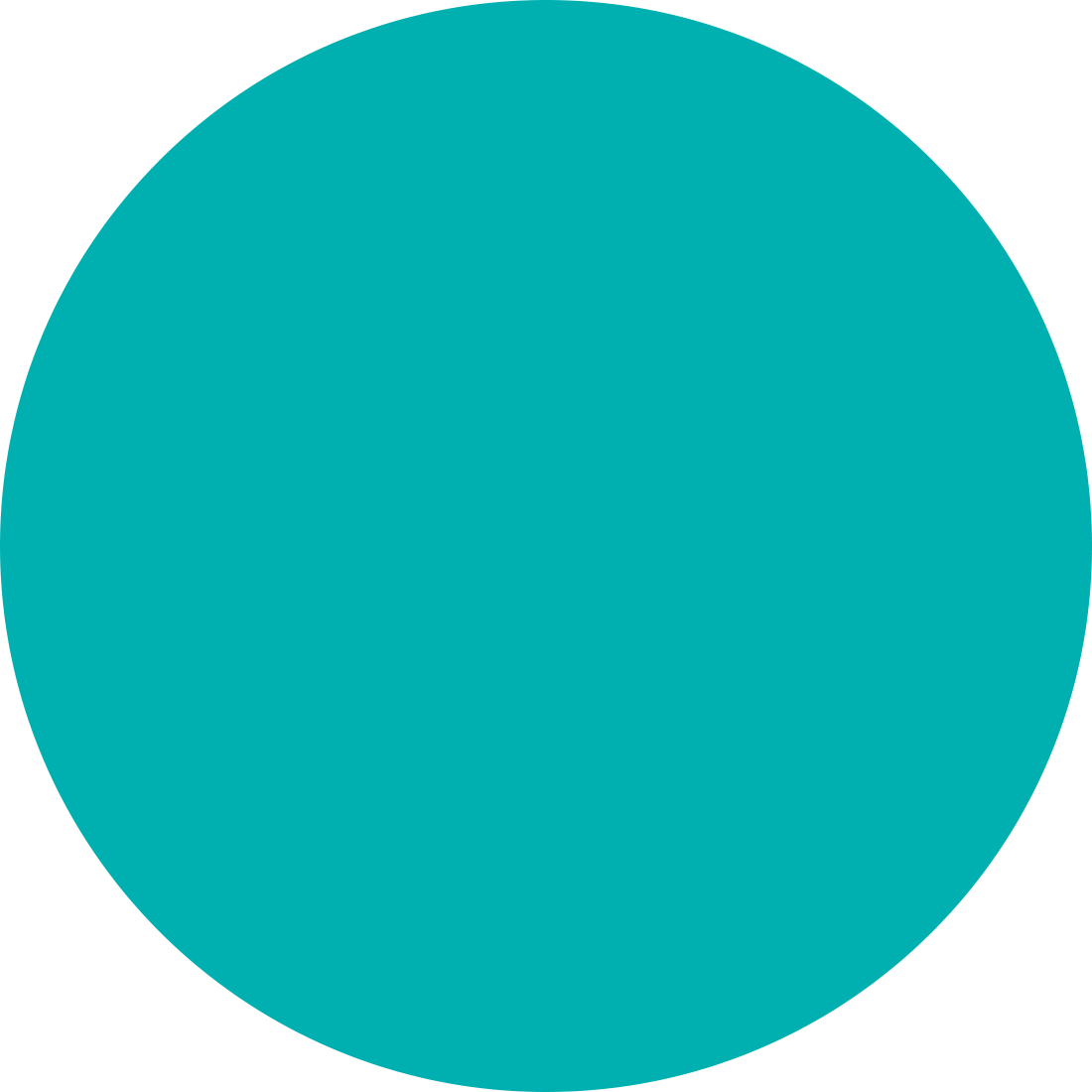 Cyan circle