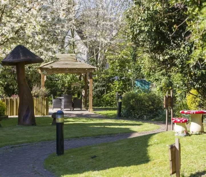 Sensory garden at Albany nursing home in Headington