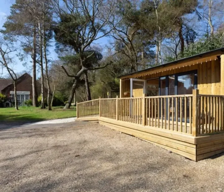 Garden lodge at Aldringham Court nursing home in Leiston