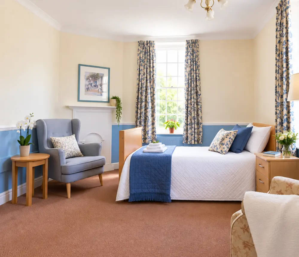 Bright furnished bedroom at Aldringham Court near Leiston