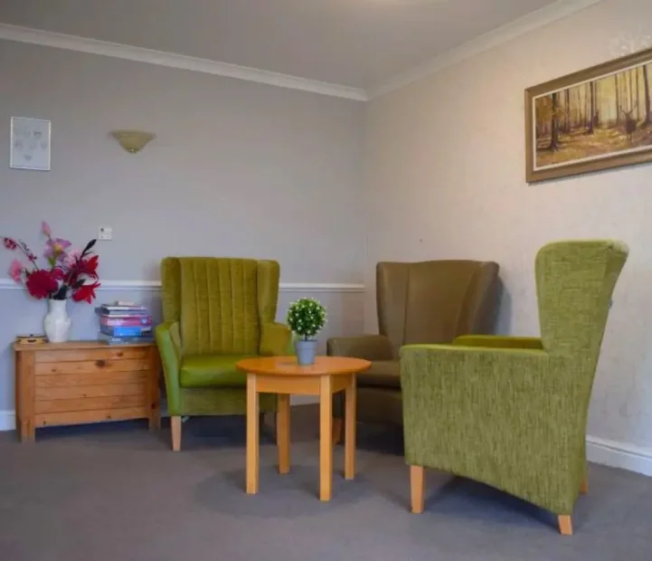 Comfortable lounge area at Avon Lodge nursing home in Kingswood