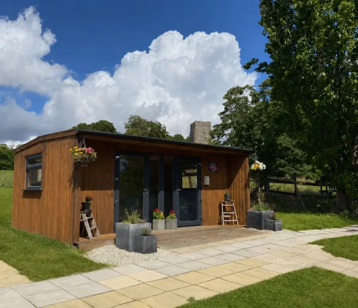Garden room at Barking Hall Nursing Home in Barking, Suffolk