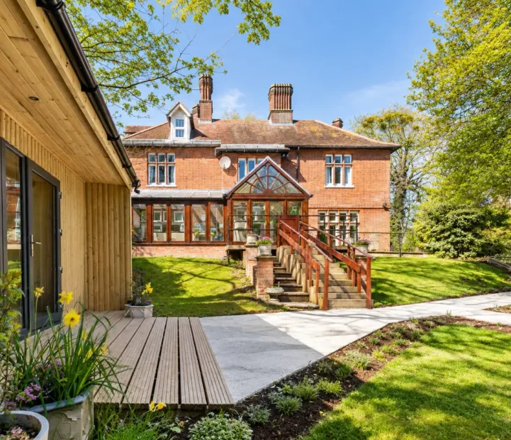 Oaklands House care home and gardens in Southwold