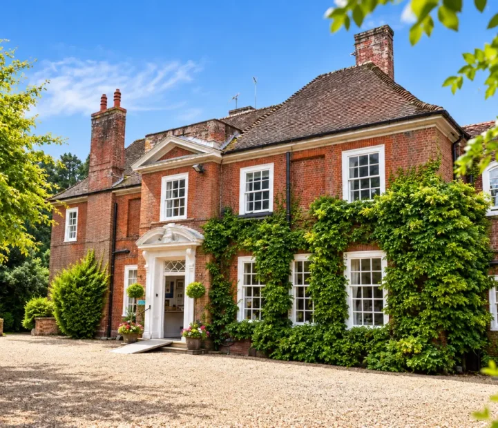 Exterior of The Manor House care home in North Walsham