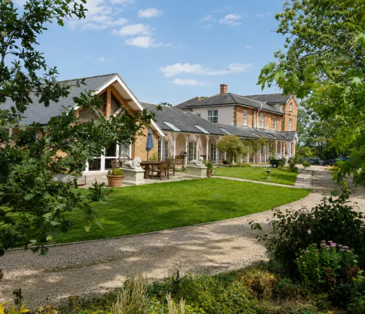 The Old Vicarage residential care home and gardens in Sherborne, Dorset