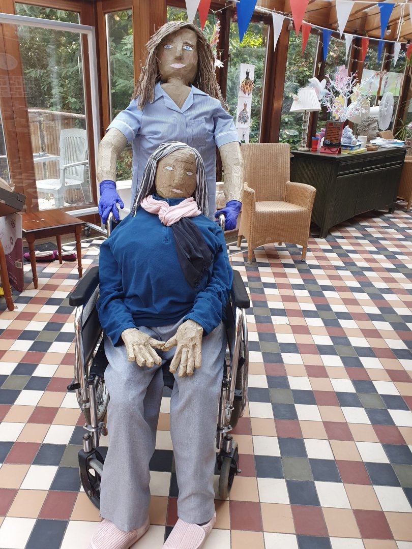Oaklands House care home takes part in the Reydon Scarecrow Trail