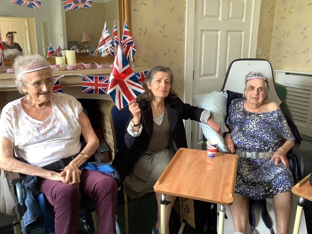 Flying the flags at Saxlingham Hall Healthcare Homes