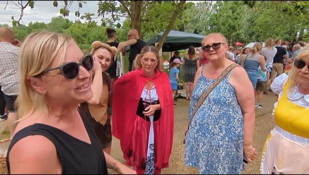 Sarah Burrows said she was touched by her team racing in memory of her mother. (Image: Newsquest)