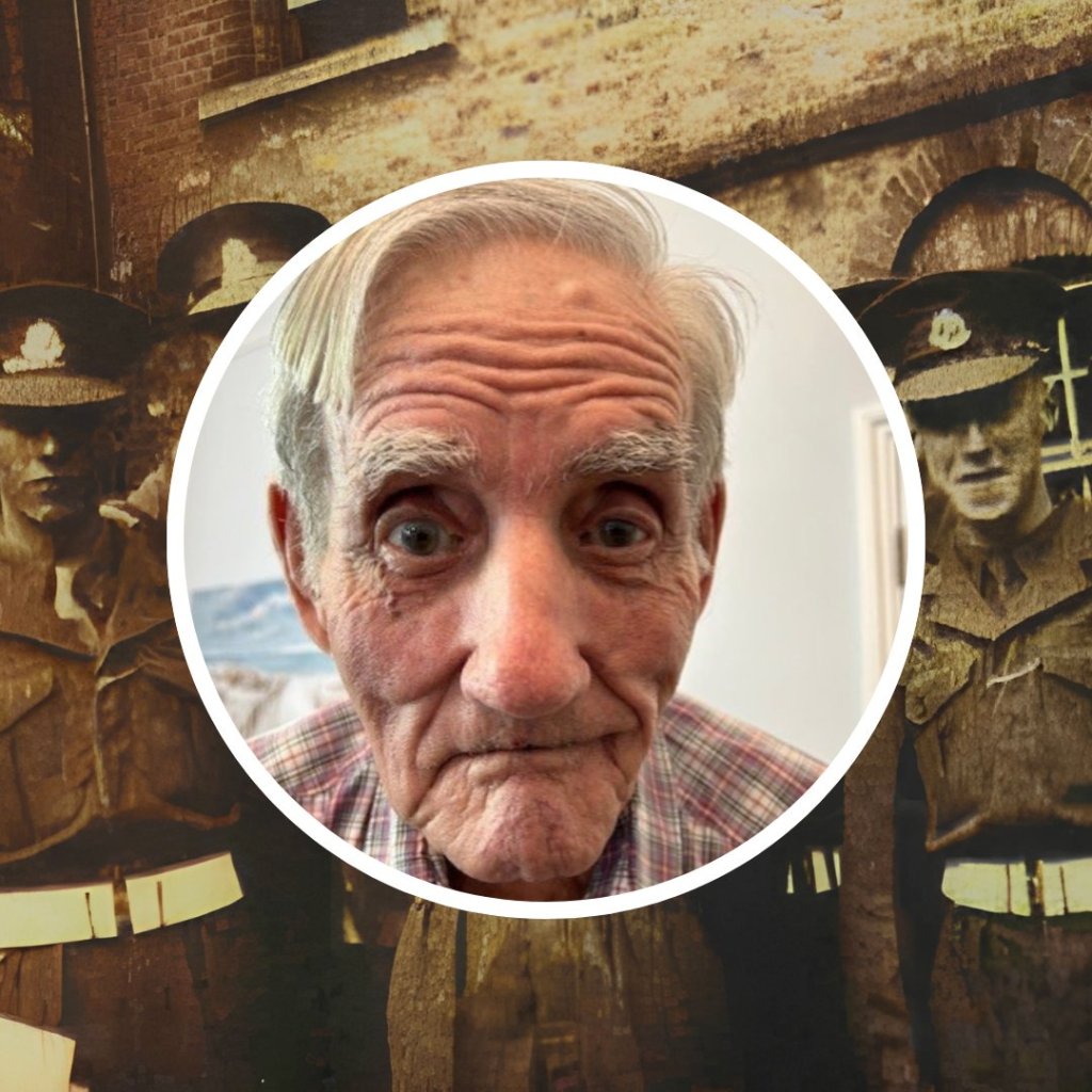 Gerald Hayes, 93, respite resident at Beaumont Park Care Home in Biggleswade